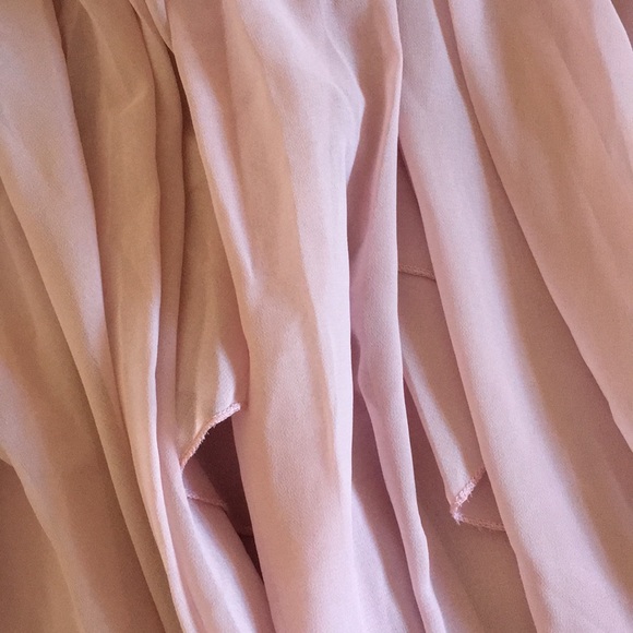 Shein pastel purple chiffon dress, small, pink - Picture 3 of 5